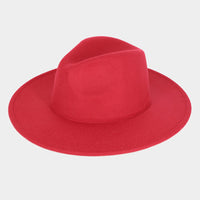 Panama Red Fedora Hat