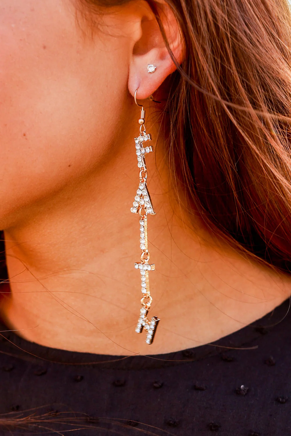 Sunday Special Faith Drop Earrings