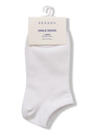 
              Ankle Socks, White or Black
            