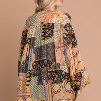 Mix and Match Bubble Sleeve Top