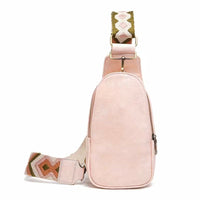 Pink Casual Crossbody Bag