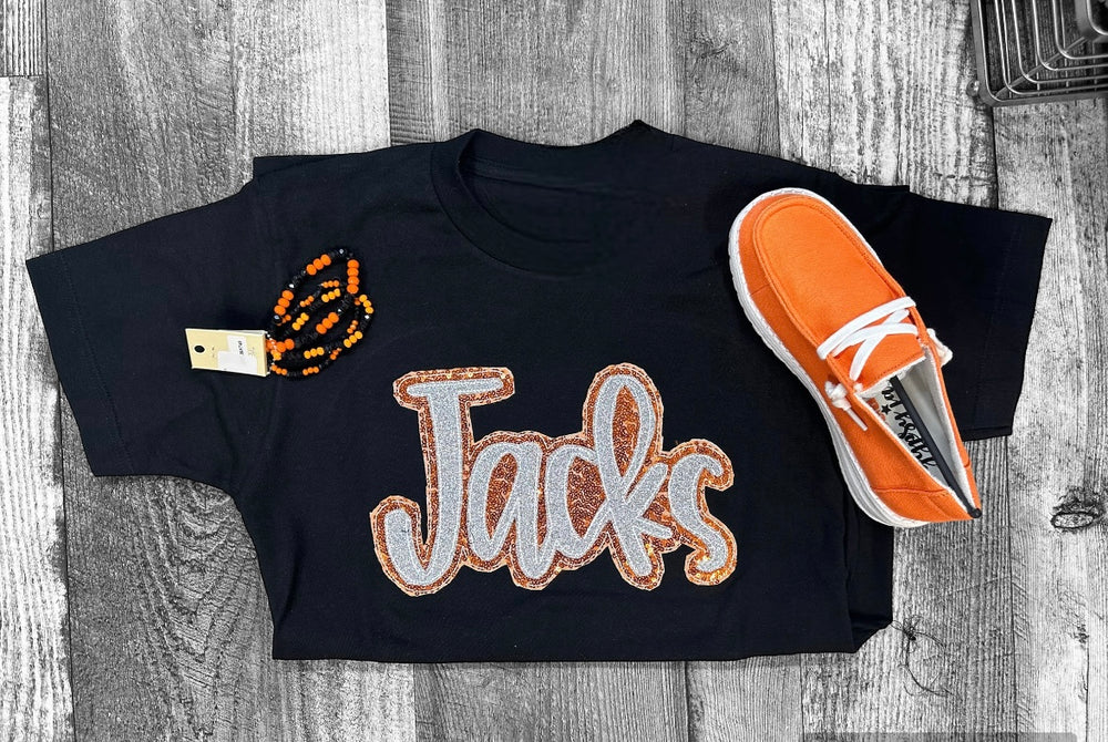 Jacks Sequin & Sparkle Mascot Tee