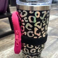Hot Pink Wallet for Insulated Tumbler