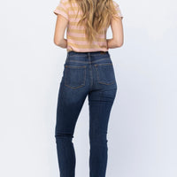 Judy Blue High-Rise Clean Relaxed Fit Jeans