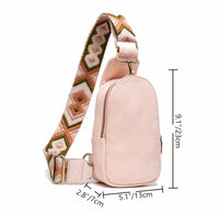 
              Pink Casual Crossbody Bag
            