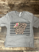 
              Floral Stripe Arkansas Tee
            