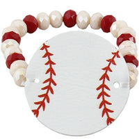 $1 SALE! Baseball Stretch Bracelet