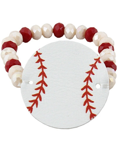 $1 SALE! Baseball Stretch Bracelet