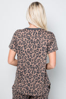 
              Leopard Weekend Short Sleeve Top, plus
            
