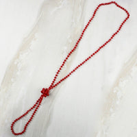 
              Crystal Beaded Necklace 60" in Many Colors!
            