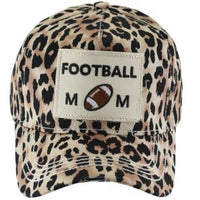 Leopard Football Mom Cap