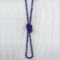 
              Crystal Beaded Necklace 60" in Many Colors!
            