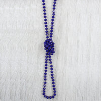 Crystal Beaded Necklace 60" in Many Colors!