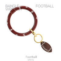 Football Ring Key Chain