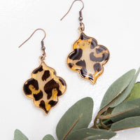 Out On The Town Leopard Earrings