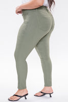 
              YMI Hyperstretch Mid-Rise Skinny Jean in Dill Green,   Missy plus size
            