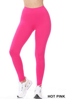 
              Brushed Microfiber Top and Leggings Set in Hot Pink, regular size
            