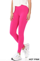 
              Brushed Microfiber Top and Leggings Set in Hot Pink, regular size
            