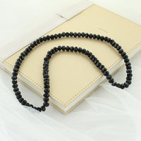 
              24" Black Crystal Stretch Necklace
            