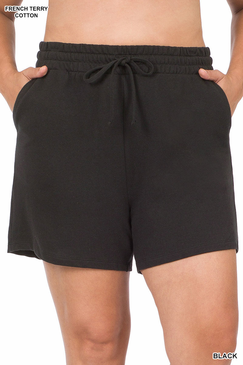 Cotton french terry on sale short