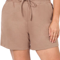 Mocha French Terry Cotton Short, all sizes