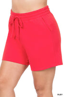 
              Ruby French Terry Cotton Short, all sizes
            