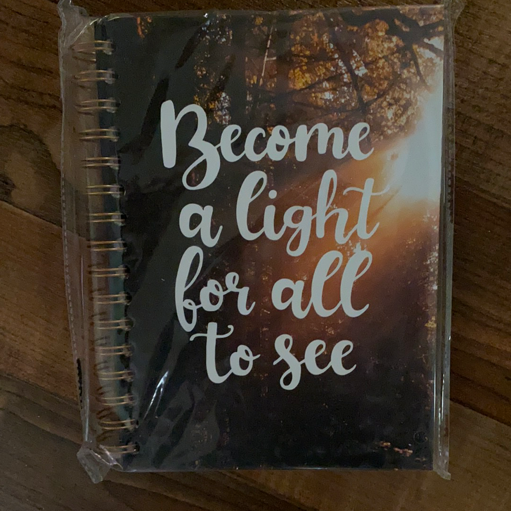 Stocking stuffer sale!! Become A Light For All To See Journal