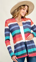
              Stripe Knit Cardigan
            