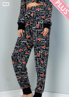 
              SALE $10! Heart and Love Lounge Print Pants
            