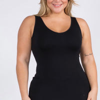 Reversible Seamless Tank, Black