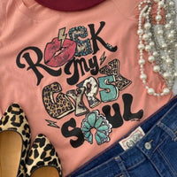 S only--(NO RETURNS) Rock My Gypsy Soul Graphic Tee