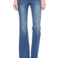 Cello Jeans Mid Rise Flare Jegging