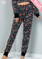 
              SALE $10! Heart and Love Lounge Print Pants
            