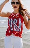 
              USA Graphic Tank Top
            