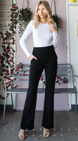 
              Black Flare Pants
            