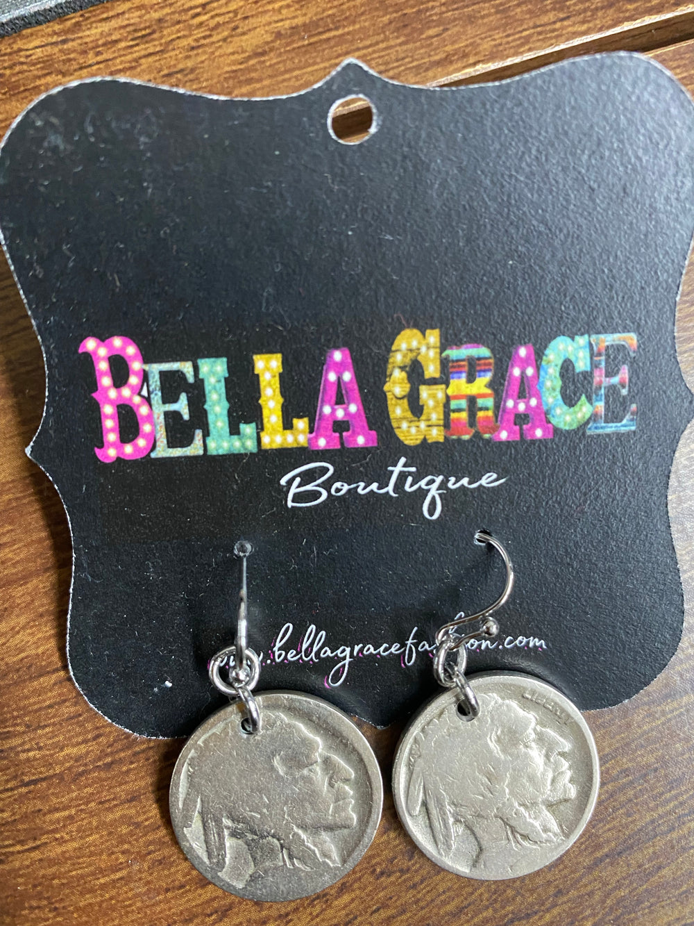 Buffalo/Indian Head Nickel Earrings