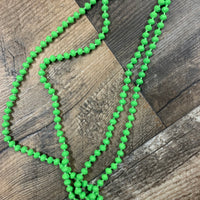 60” Beads-Neon Green