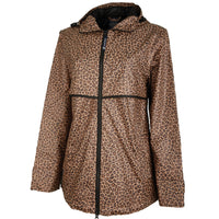Leopard Print New Englander Rain Jacket