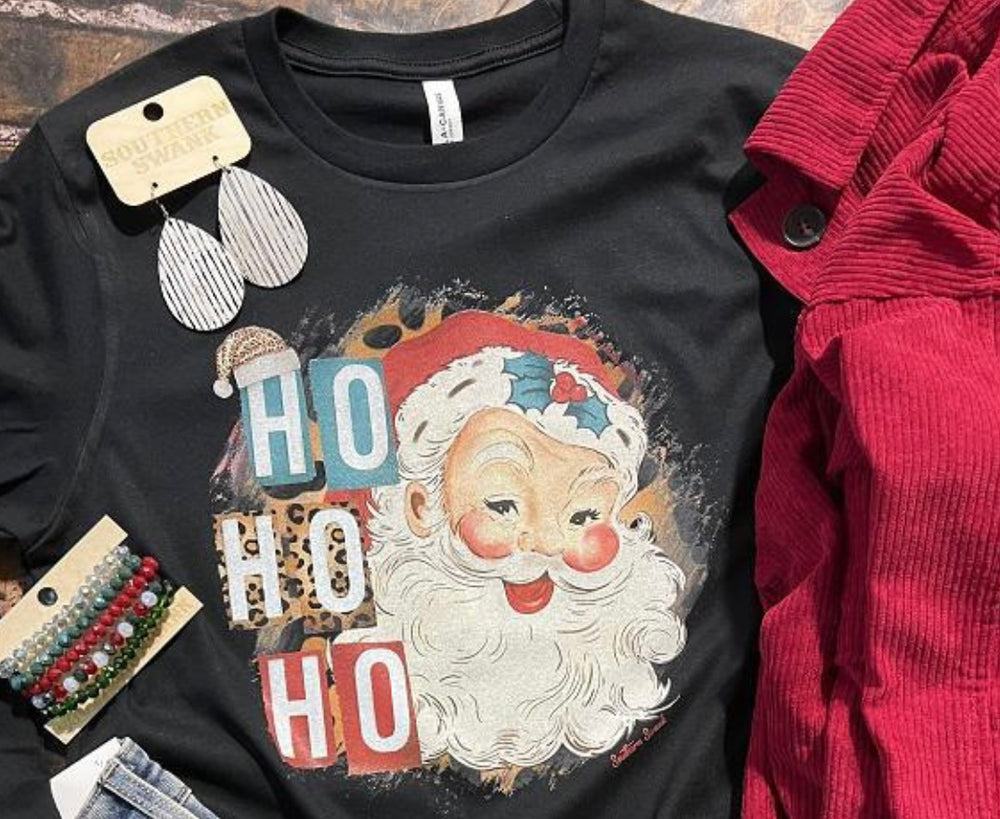 Ho Ho Ho Vintage Santa Tee