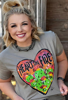 
              Heart on Fire Graphic Tee
            