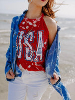 
              USA Graphic Tank Top
            