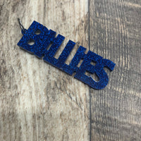 Billies Acrylic Pendant or Earrings