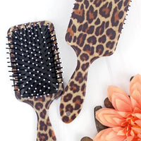 SALE! Leopard Paddle Hair Brush