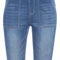 Cello Jeans Mid Rise Flare Jegging