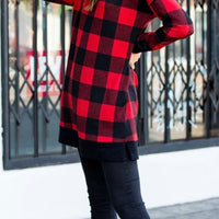 Buffalo Plaid Sweater Tunic