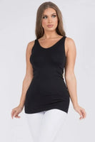 
              Reversible Seamless Tank, Black
            