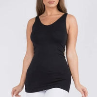 Reversible Seamless Tank, Black