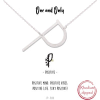 One and Only Initial Necklace