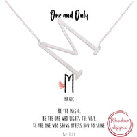 
              One and Only Initial Necklace
            