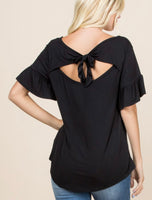 
              Open Back Bow Top
            
